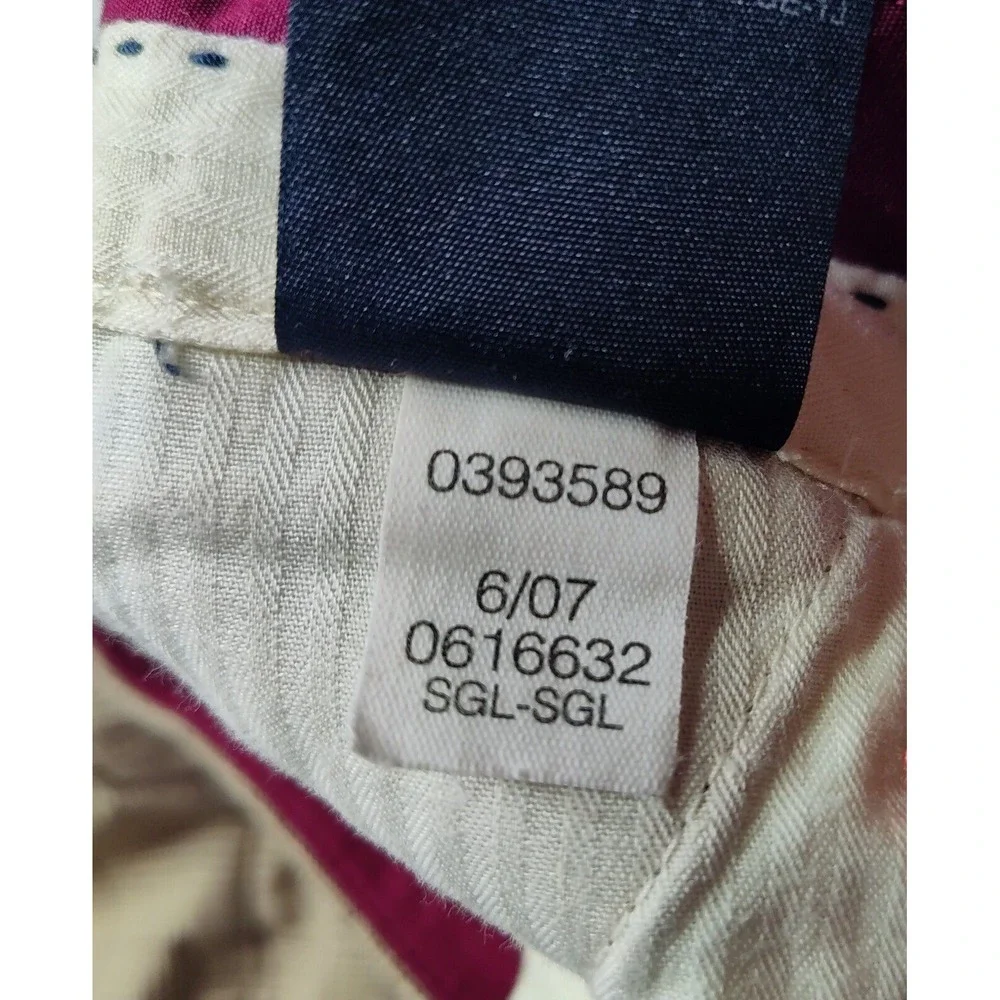 TOMMY‎ HILFIGER Women Size 4 Brown Plaid Cotton 13